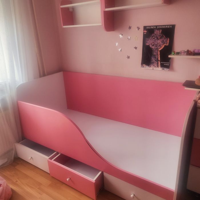 Дитяча спальня, спальний набір, ліжко дитяче, ліжечко