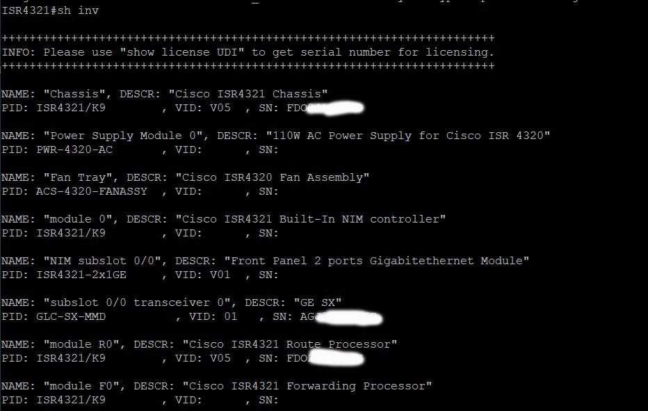 Cisco ISR 4321-K9 V04