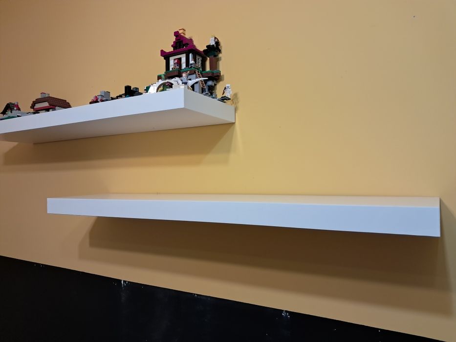 IKEA LACK 110 cm połka ścienna połysk2 szt