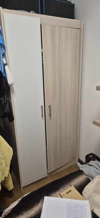 Cama de criança com colchao e guarda fatos