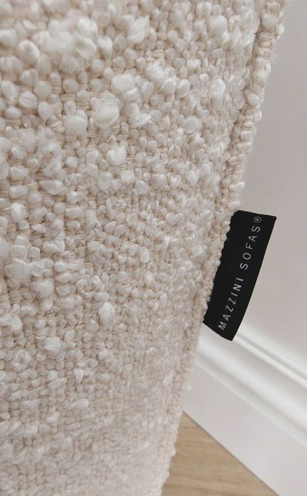 Narożnik Mazzini Sofas tkanina - bouclé ecru