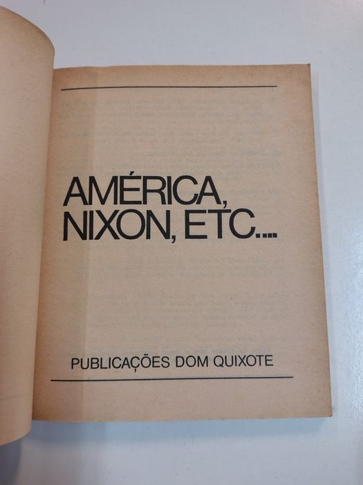 América, Nixon, etc. ...