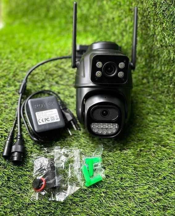 Уличная поворотная вай-фай камера видеонаблюдение iCsee 8мп WiFi A33B