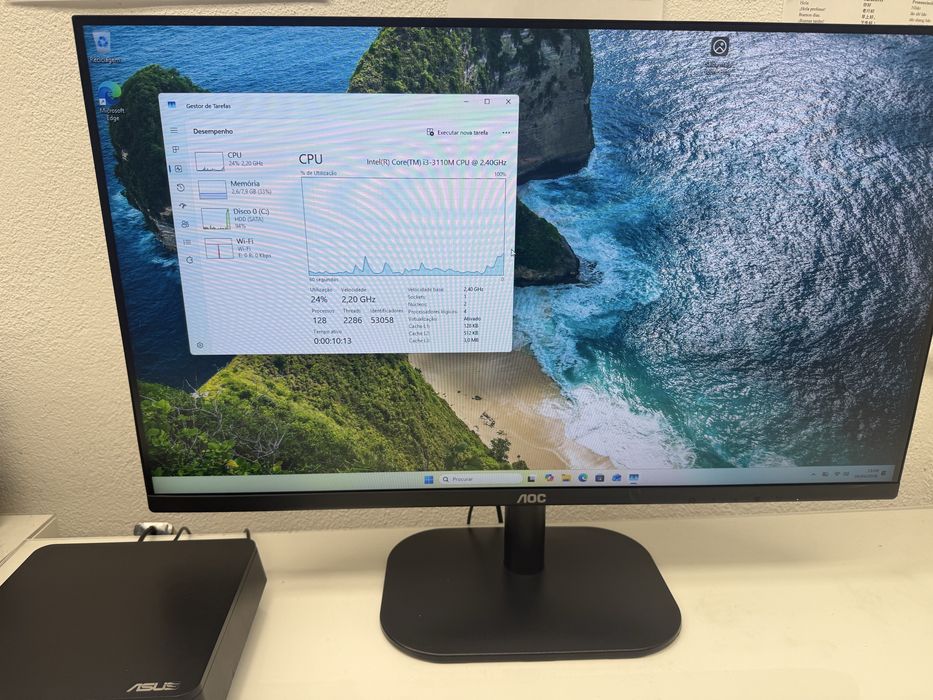 Computador Asus VivoPc VC60 i3 8GB Ram