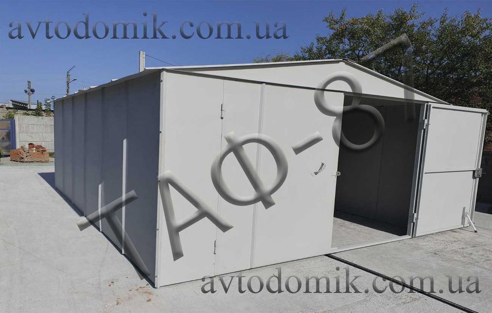 Продам металлический гараж, покрашен, металл 1,2 мм толщина