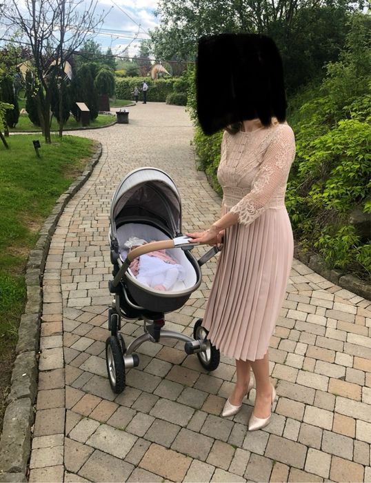 Sukienka beżowa Zara S