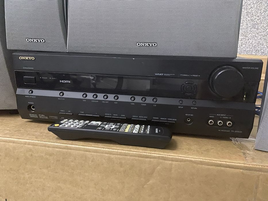 Kino Domowe 5.1 Amplituner Onkyo TX-SR506 zestaw Onkyo 5.1 Subwoofer