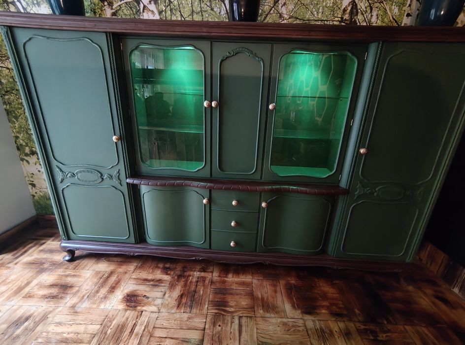 Biblioteczka komoda duża 270x165 witryna