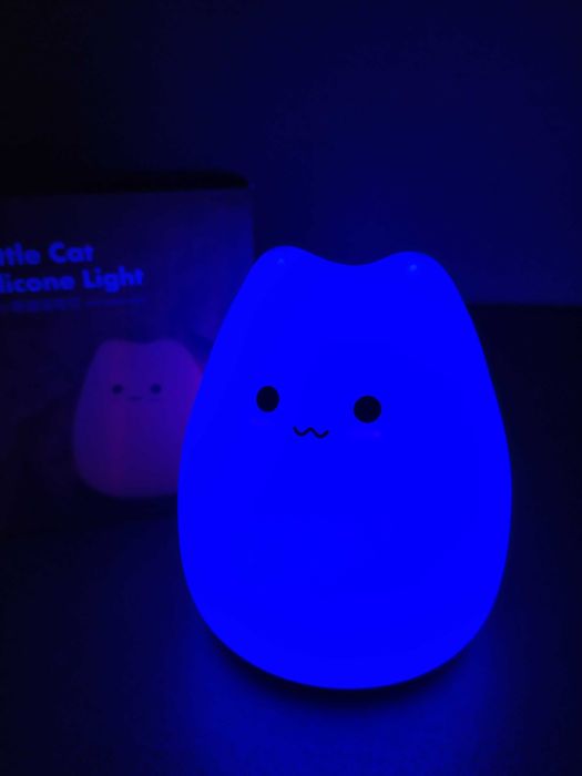 Ночник силиконовый КОТ. Оригинальный подарок