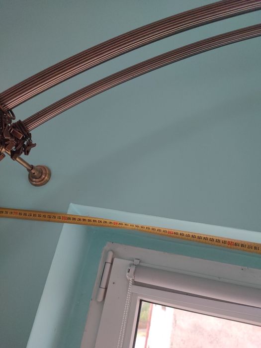 Karnisz gięty podwójny