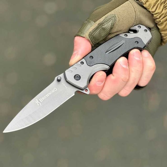 ТОП! Нож складной Browning Browning FA18-1 тактический Браунінг ніж со стропорезом