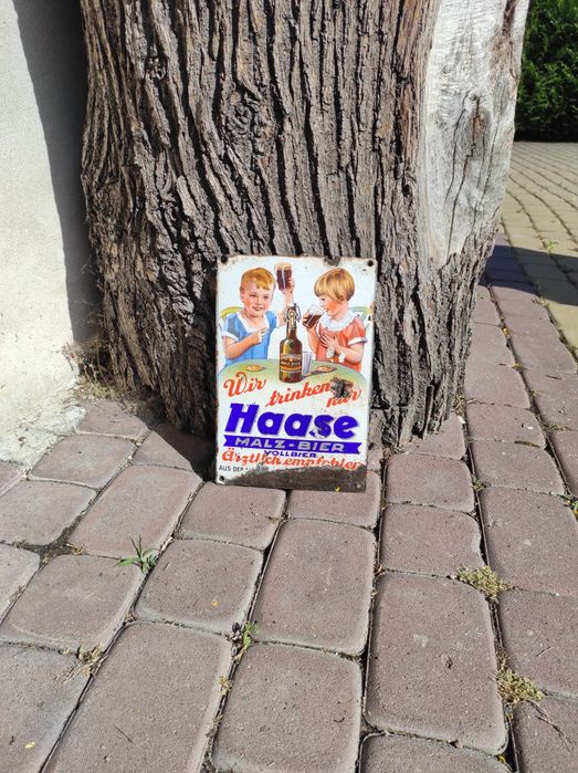 Stary szyld niemiecki hasse bier