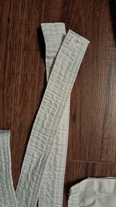 Strój do sztuk walki dla dzieci, biały, unisex, 140 cm – Decathlon