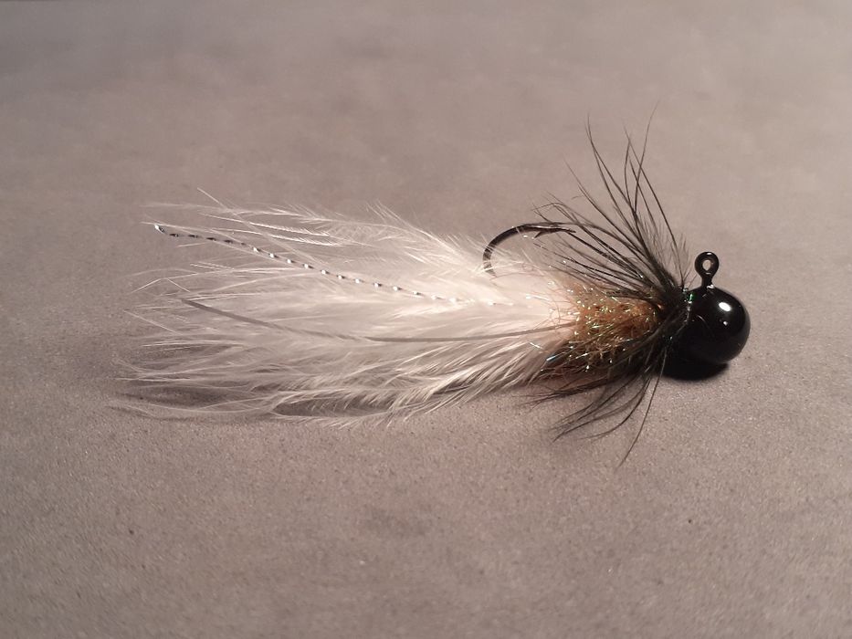 Jigi White Marabut / Pink / Black / Przynęty Pstrąg / Okoń