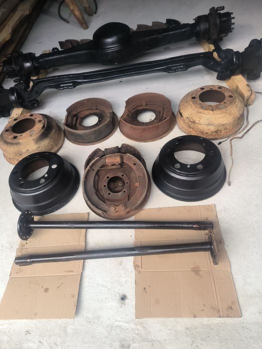 Прицеп балка і міст на причеп до трактора мінітрактора і іншої техніки