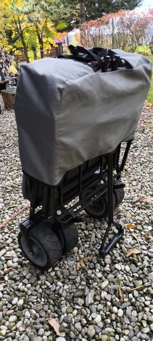 Wózek transportowo-plażowy marki FUXTEC. Oryginał