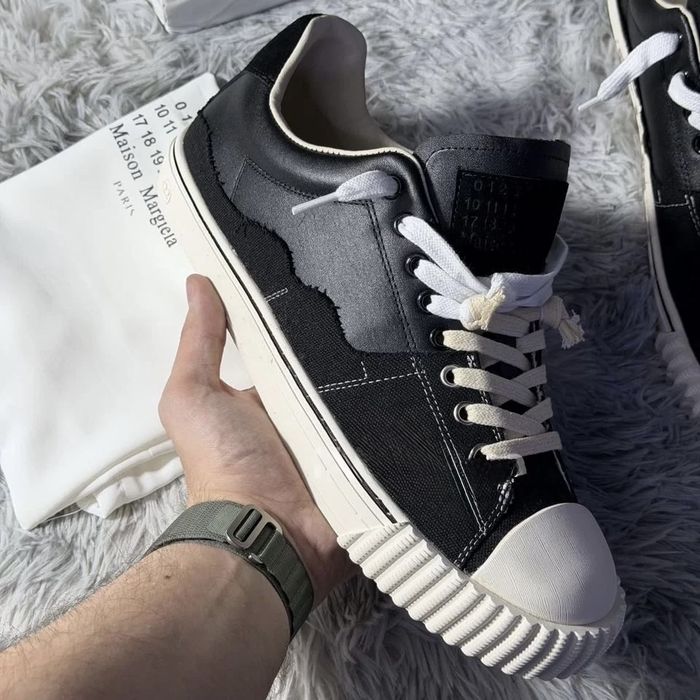 Кеды Maison margiela evolution black mm6 low