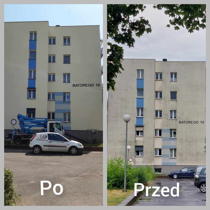 Mycie elewacji mycie kostki brukowej