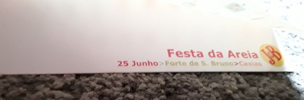 Postal J&B com autocolantes, especial para coleccionadores