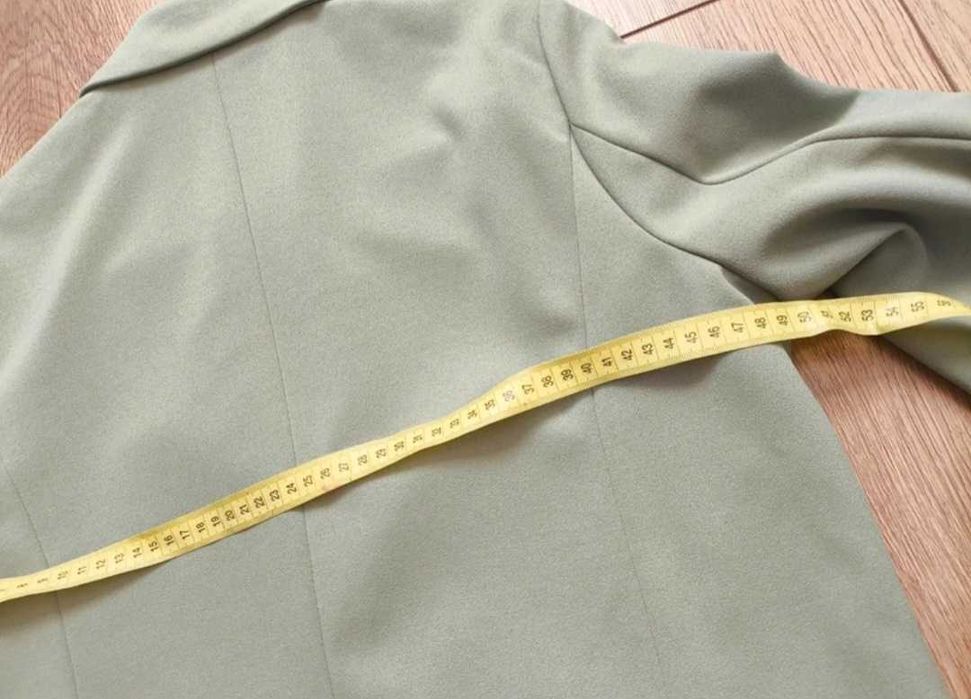 Reserved zielona szałwiowa marynarka damska żakiet