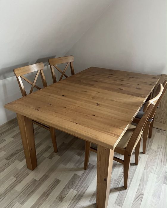 Stół Ikea Stornas +4 krzesła Inglog