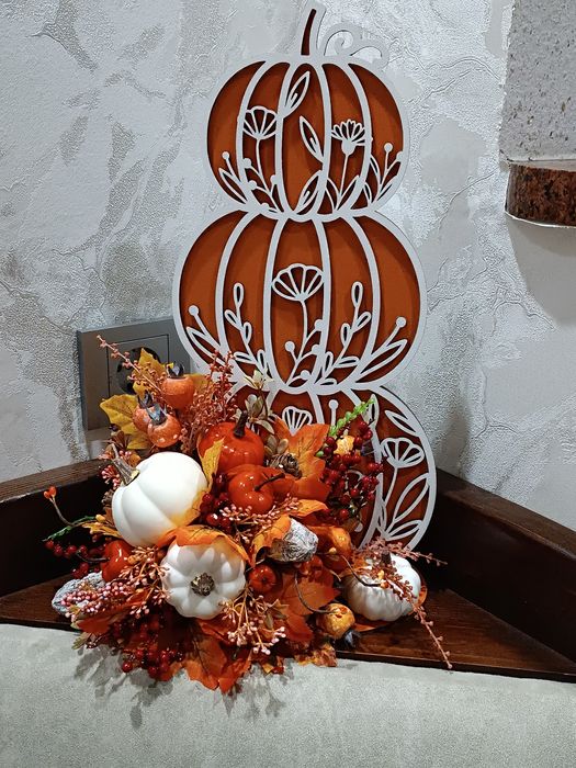 Осінній декор з гарбузів!