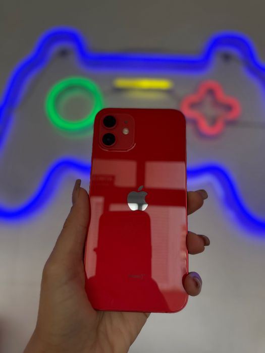 Iphone 12 64GB Vermelho – Como Novo, Sem Marcas, Completo!