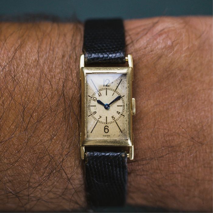Relogio Jaeger-LeCoultre Uniplan em Ouro 18k & Fivela Original - Circa 1938s