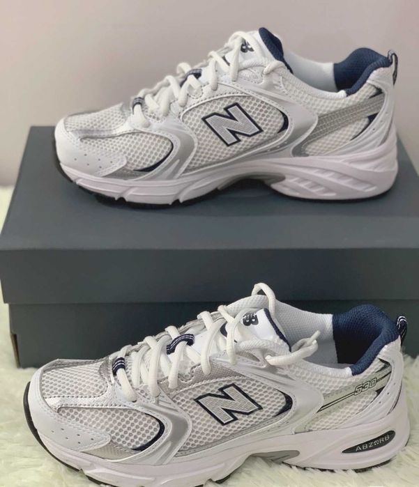 Shoes_New Balance530 Adidasy_DamskieWhite Trwałe R.39,5