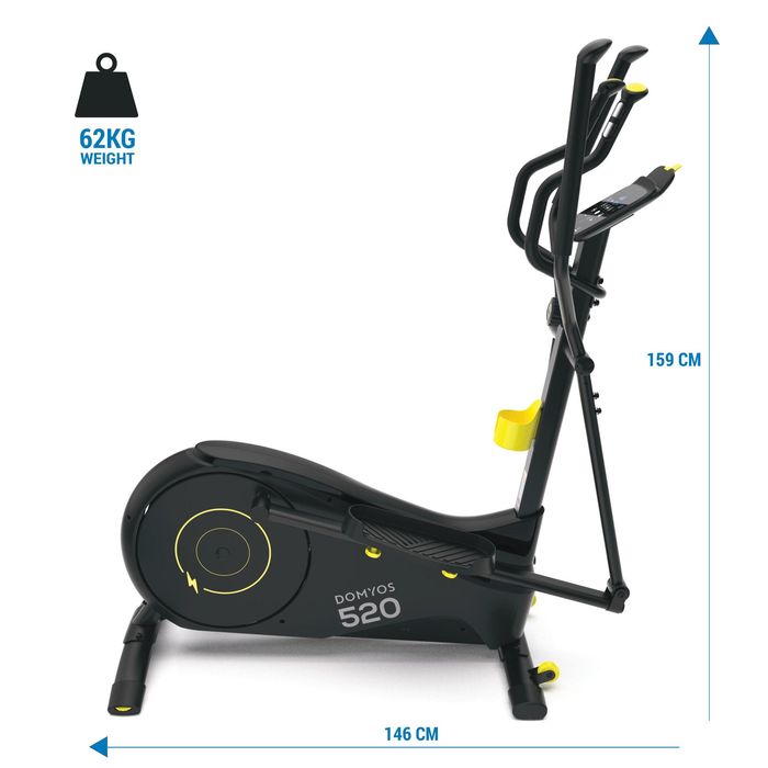 Bicicleta Elíptica EL 520 AUTOALIMENTADA