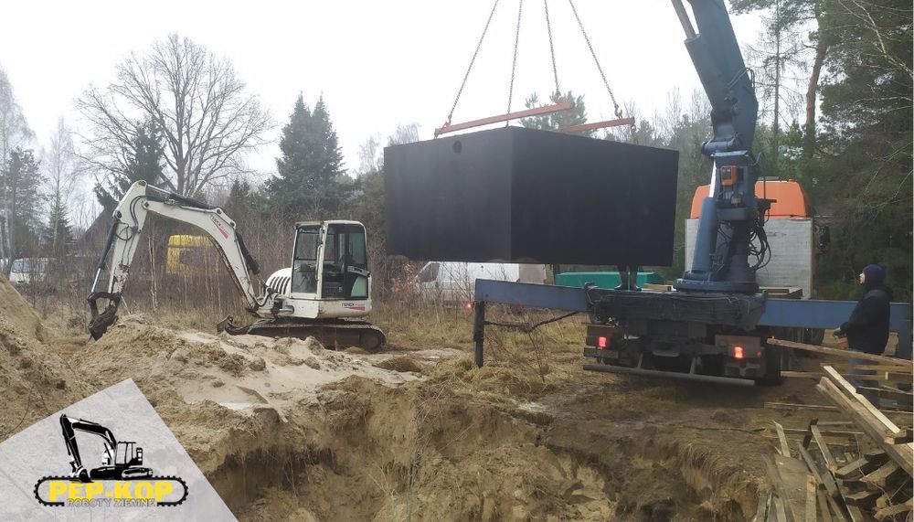 Szamba Piwnice betonowe  Oczyszczalnie Ścieków Drenaże kręgi