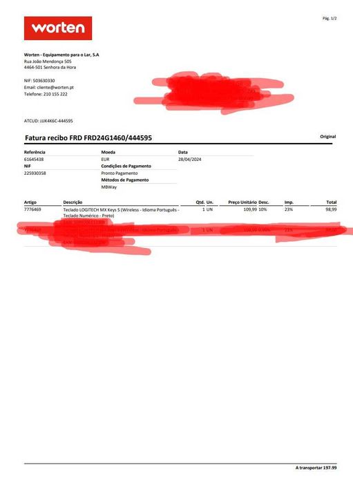 Teclado logitech mx keys PT - Excelente estado e com garantia