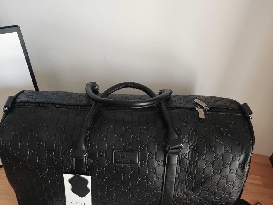 Torba podróżna, na siłownię, weekendowa, skóra, Włochy 110917