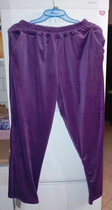 Welurowe dresy Fiolet 44 -46