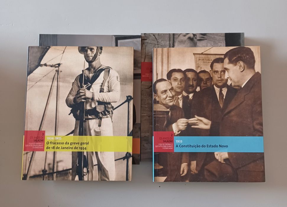 4 volumes de Os Anos de Salazar