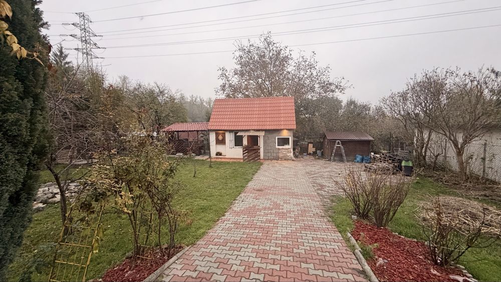 Działka ROD ROZWÓJ ok. 700 m² | Piętrowy  domek | Basen | Własny wjazd