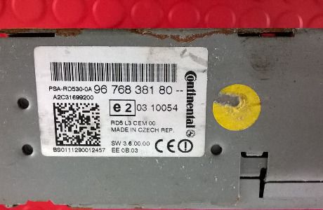 Rádio - 9676838180 - CITROËN C4 II (NC_)