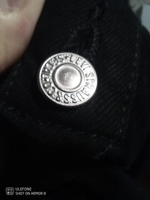 Spodnie jeans Levis 751 czarne W 33 L 34 męskie dżinsowe