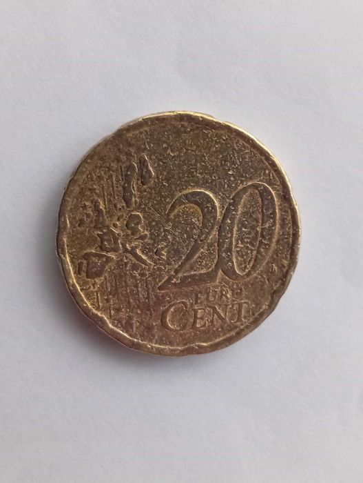 Magnífica e feiosa moeda de 20 cêntimos, 2006, Alemanha