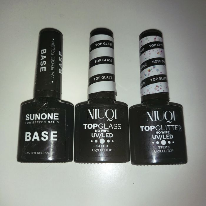 Zestaw lakierów hybrydowch do paznokci i lampa Uv/Led Sun s2