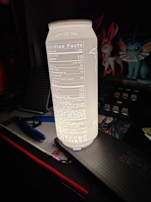 Candeeiro lata monster com led