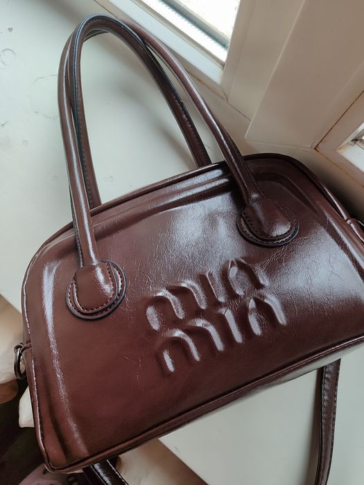 Сумка miu miu шоколад цвет использовалась 2 раза