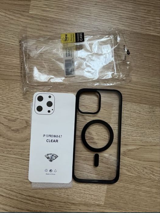 Чехол iPhone 13 pro max 11 Pro черный розовый прозрачный металлический