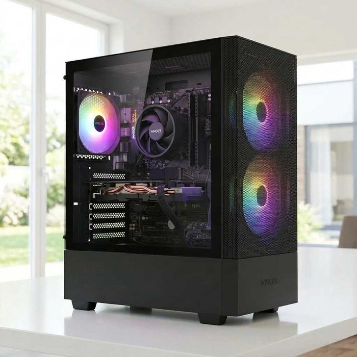 PC Komputer gamingowy Ryzen 5 5500 GTX 1660 Super 16GB SSD 1TB Win11 Pro