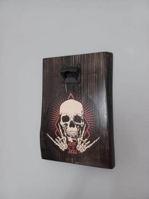 Otwieracz z magnesem, rock, orginalny, handmade, na prezent,