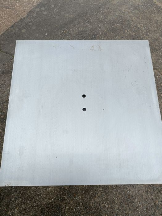 Peças em inox escovado de 6mm e 1mm