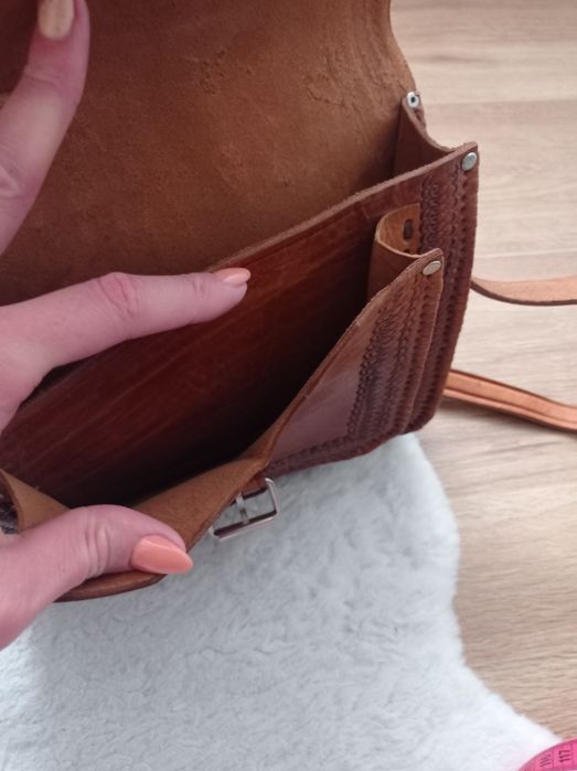 Torebka skórzana Handmade