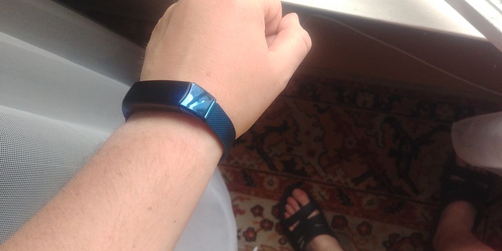 Bransoletka do honor band 4-5 ocean blue