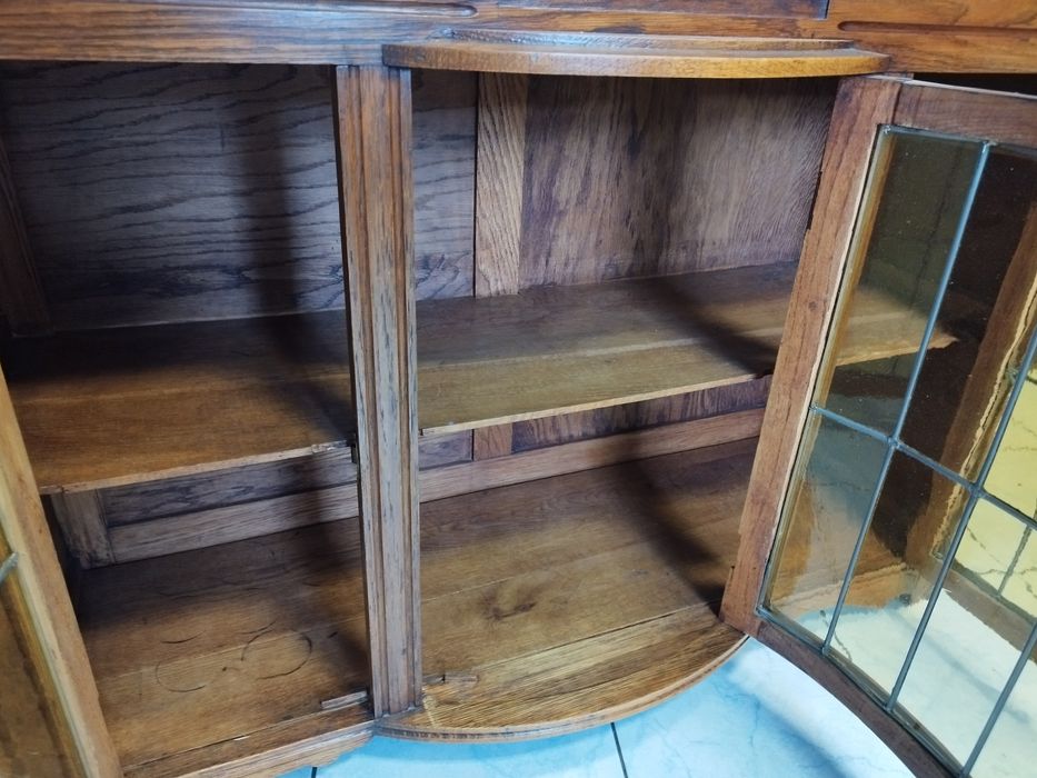 Witryna dębowa wisząca