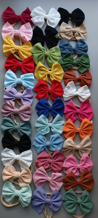 Пов'язки для дівчинки, пов'язки дитячі, бантики, великий асортимент.